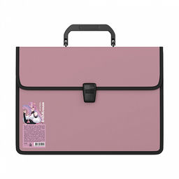 Цена за 1 шт. Портфель пластиковый ErichKrause Soft Manga, с 2 отделениями, с текстильной вставкой, A4, ассорти (в пакете по 1 шт.)