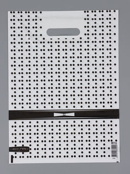 Цена за 25 шт. Пакет "Уайт, полиэтиленовый с вырубной ручкой 30х40 см, 60 мкм