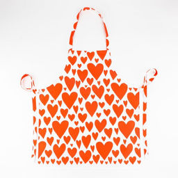 Фартук «Этель» Red hearts 60×65 см, 100% хлопок, саржа 190 г/м²