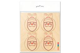 Набор для творчества Новогодние раскраски. Дед Мороз - Smiledecor фото 2