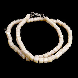 Бусы чокер Кубик хрусталь Кремовые 4мм-38см алмазная огранка