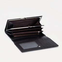 Кошелёк на кнопке, цвет чёрный - Simaland фото 3