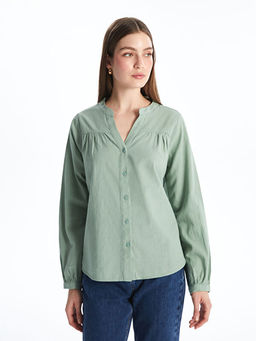 Ka??k Yaka Oversize Bluz