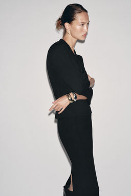 KNITTED MIDI SKIRT - Zara фото 2