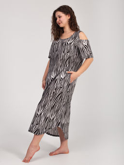 Платье женское кулирка "ВЛАДА" ЗЕБРА