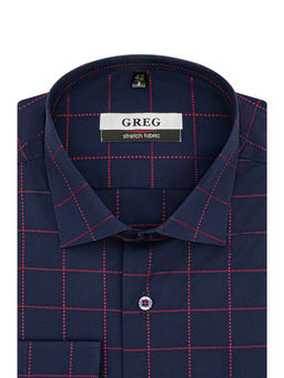 Сорочка мужская длинный рукав GREG 265/117/3498/Z STRETCH