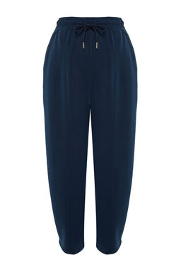 TRENDYOLMILLA Lacivert Modal Yumusak Kumasl? Yuksek Bel Esnek Orme Pantolon TWOAW24PL00361 фото 7