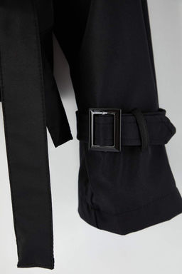 Tas Regular Buyuk Beden Trenckot TWOAW26BM00002 - Trendyolmilla фото 14