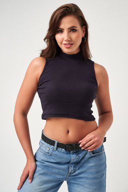 52714 топ укороченный с горлом - Натали фото 78