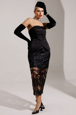 Юбка Мода Юрс 25-2946 черный_new print