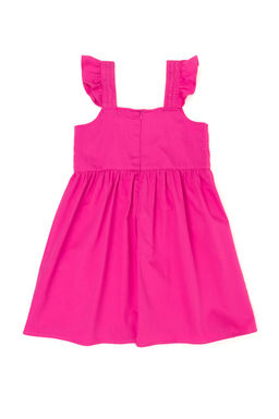 Розовое плетеное платье для девочки - U.s. polo assn фото 3