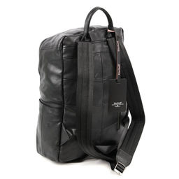 Мужской кожаный дорожный рюкзак 9197 Блек - Dff фото 3