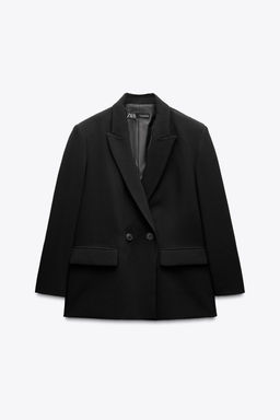 OVERSIZE DOUBLE-BREASTED BLAZER - Zara фото 12