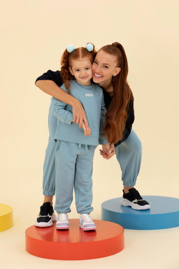 U. S. Polo Assn Детский синий базовый свитшот с круглым вырезом - U.s. polo assn фото 2