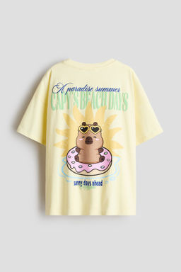 Camiseta estampada de algod?n - H&m фото 9