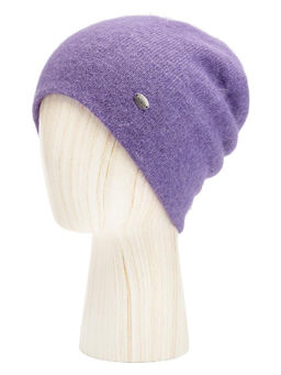 Шапка жен. анг+нейл+шерсть LB-A53043 d.violet