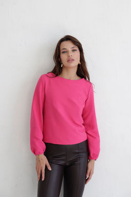 Блуза прямого силуэта с вырезом лодочка - Martichelli фото 31