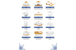 Банка д/печенья 19,5*19,5*10 см 900 мл Цветок Снежинки с дерев крышкой - Elan gallery фото 9