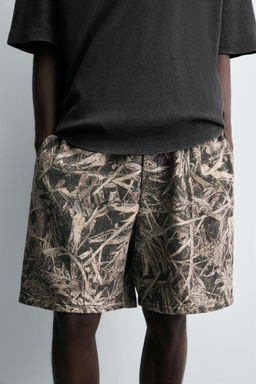 ABSTRACT PRINT BERMUDA SHORTS - Zara фото 5