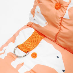 Комбинезон Стиляга, размер XS (ДС 21 см, ОШ 25 см, ОГ 35 см) белый/оранжевый - Simaland фото 7