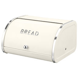 Хлебница 30*26*17,5 см "BREAD" молочная, металл
