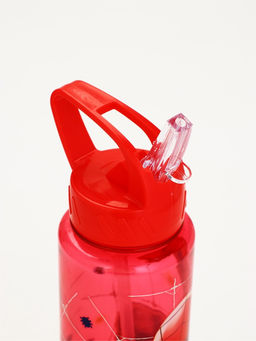 Бутылка для воды-непроливайка пластиковая с трубочкой «Человек-паук», 750 мл