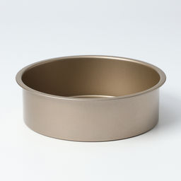 Форма для выпечки Доляна «Круг. Рэнди», 21.5×6.5 см, антипригарное покрытие, разъёмная, золотая