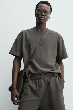 BERMUDA JOGGER ESTRUCTURA / Verdoso - Zara фото 5