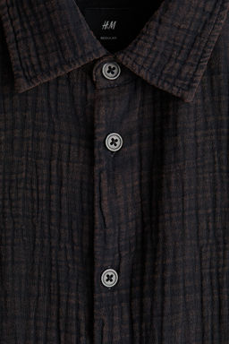 Camisa en muselina de algod?n Regular Fit - H&m фото 4