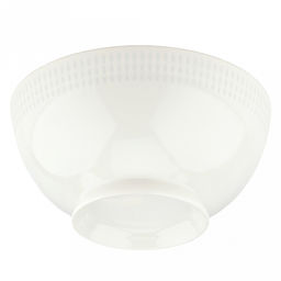 Облако Салатник фарфоровый 1,6л, д20,4см, h9,6см, на ножке, рельефный декор - голубой, отводка, белый (Китай) - Домашняя мода фото 3