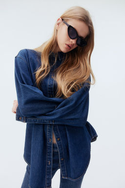 Camisa denim oversize - H&m фото 2