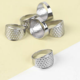 Цена за 4 шт. Напёрсток-кольцо, регулируемый, d=15×12 мм, 6 шт.