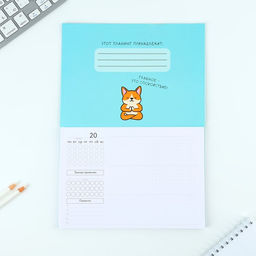 Планинг с отрывными листами А5, 40л. Мягкая обложка Корги - Artfox фото 2