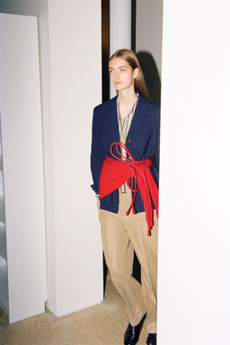 BLAZER BOTONES ZW COLLECTION / Azul?n