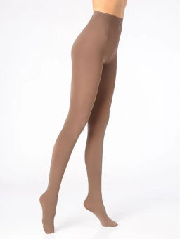 Колготки женские теплые с флисом TEATRO ICE STYLE 240 den темно-бежевый  фото 8