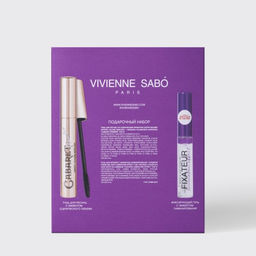 Vivienne Sabo Подарочный набор (тушь Cabaret premiere т. 01 гель для бровей Lamination effect) 2025 фото 3