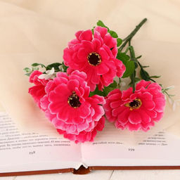 Цена за 2 шт. Букет искусственный «Каланхоэ», h=28 см, МИКС