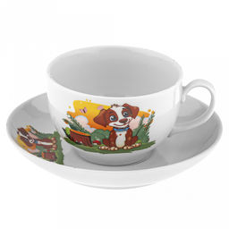 Блюдце чайное фарфоровое Шарик д140мм, h23мм, форма Унифицированный (Россия) - Домашняя мода фото 4