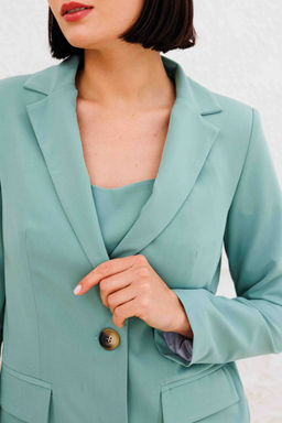 Жакет AURA 1101-170 шалфей фото 6