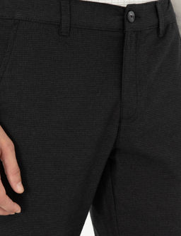 Siyah Slim Fit Kanvas Pantolon