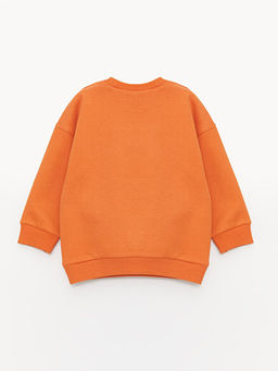 Bisiklet Yaka Uzun Kollu Mickey Mouse Bask?l? Erkek Bebek Sweatshirt - Waikiki фото 2