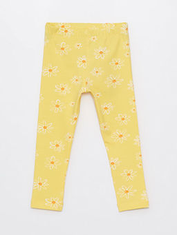 Beli Lastikli Bask?l? K?z Bebek Tayt