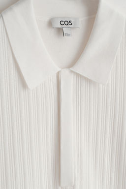 POLO DE ALGOD?N CON PANEL TEXTURIZADO - H&m фото 6