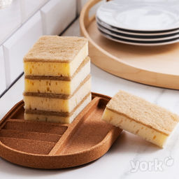 Губка для посуды 2 шт ЭКО Натурал YORK арт.030200 - Полимербыт фото 2