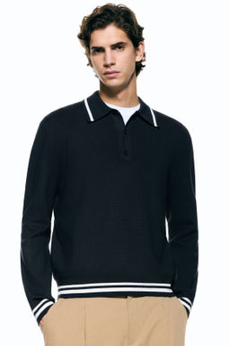 Polo de manga larga Relaxed Fit - H&m фото 3