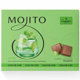 LIQUEUR LINE /Ликерная линия/ МОХИТО шок. конф . вес 130 г (Кутюрье)
