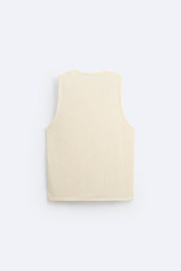TEXTURED OPEN KNIT TOP - Zara фото 8