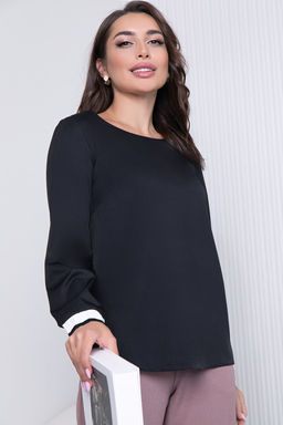 Блуза Ханна Б7191 (черный) - Lt collection фото 12