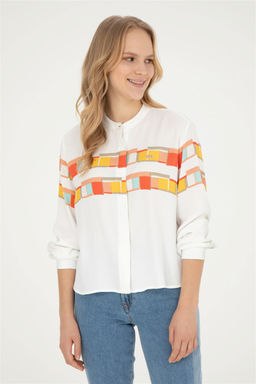 Женская рубашка с длинным рукавом RED - U.s. polo assn фото 3