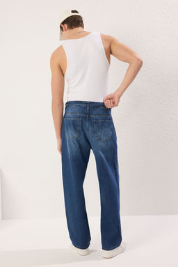 TRENDYOL MAN Mavi Erkek Baggy Fit Jeans Bol Kot Pantolon TMNSS25JE00002 - Trendyolmilla фото 20
